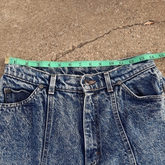 🌟 Vintage Lee acid wash jeans size 13 long - Picture 7 of 10